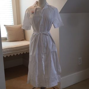 White Kit and Ace Shirtdress. Size XS/S.